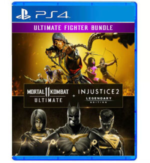 Pacote Mortal Kombat 11 Ultimate + Injustice 2 Ed. Lendária PS4 MÍDIA DIGITAL