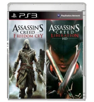ASSASSINS CREED LIBERATION HD + FREEDOM CRY BUNDLE - PS3 MIDIA DIGITAL